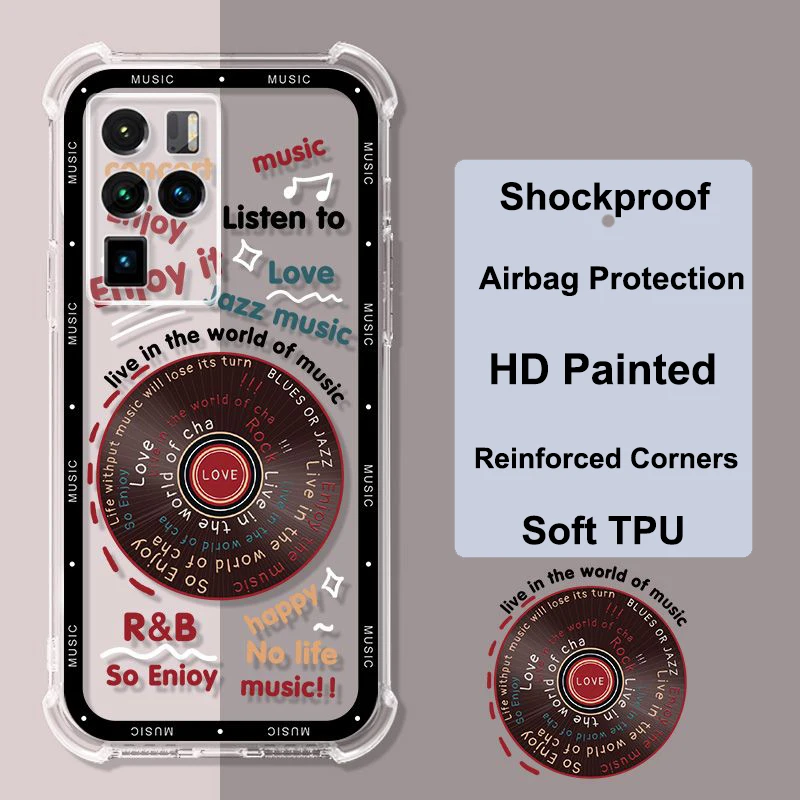 Прозрачный силиконовый мягкий защитный чехол из ТПУ для ZTE Axon 30Ultra телефона Nubia