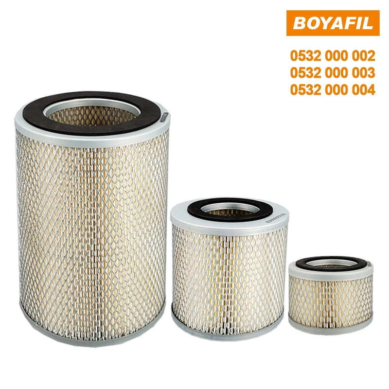 

Boyafil Inlet Air Filters 0532000002 0532000003 0532000004 Air Separator Element Set Replacement Part Vacuum Pump Exhaust Filter