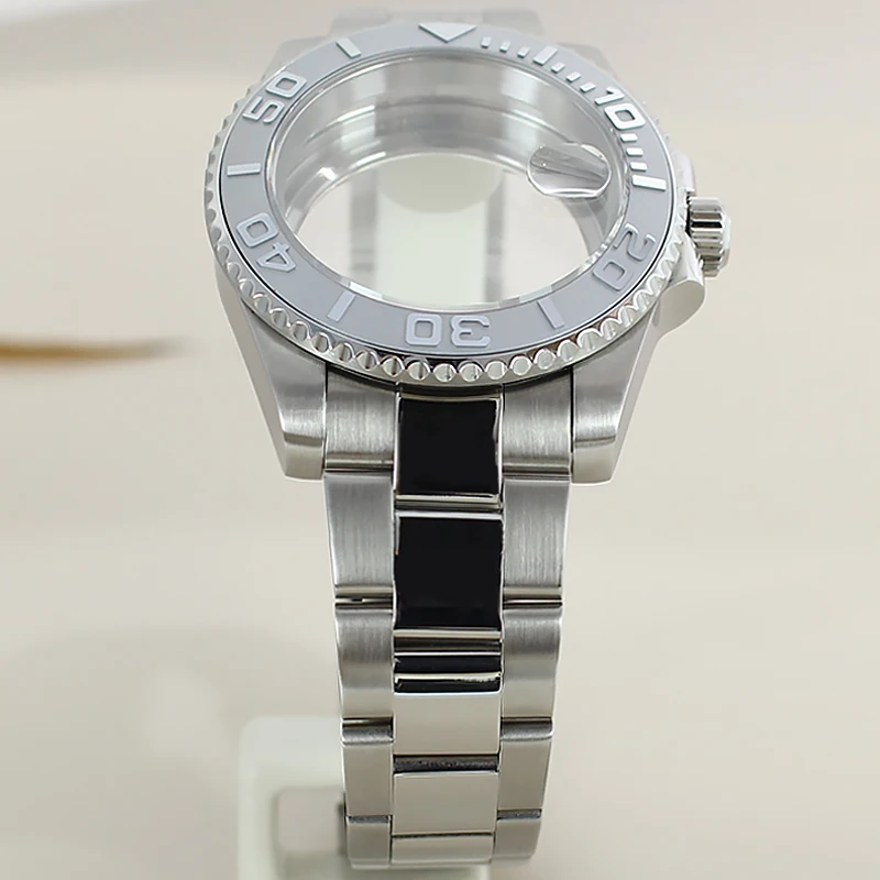 Корпус для часов дайвинга 40 мм браслет однонаправленный безель Seiko NH35 NH36 Miyota 8215 ETA