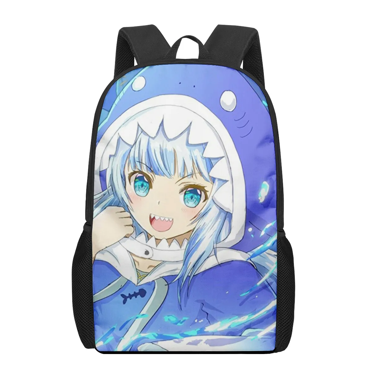 Gawr Gura hololive girl 3D Print School Bags for Boys Girls Primary Students Backpacks Kids Book Bag Satchel Back Pack