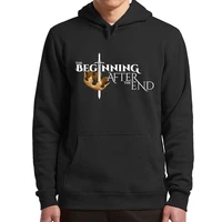 the beginning after the end hoodies action fantasy webcomic lovers pullover for men women soft casual hooded sweatshirts