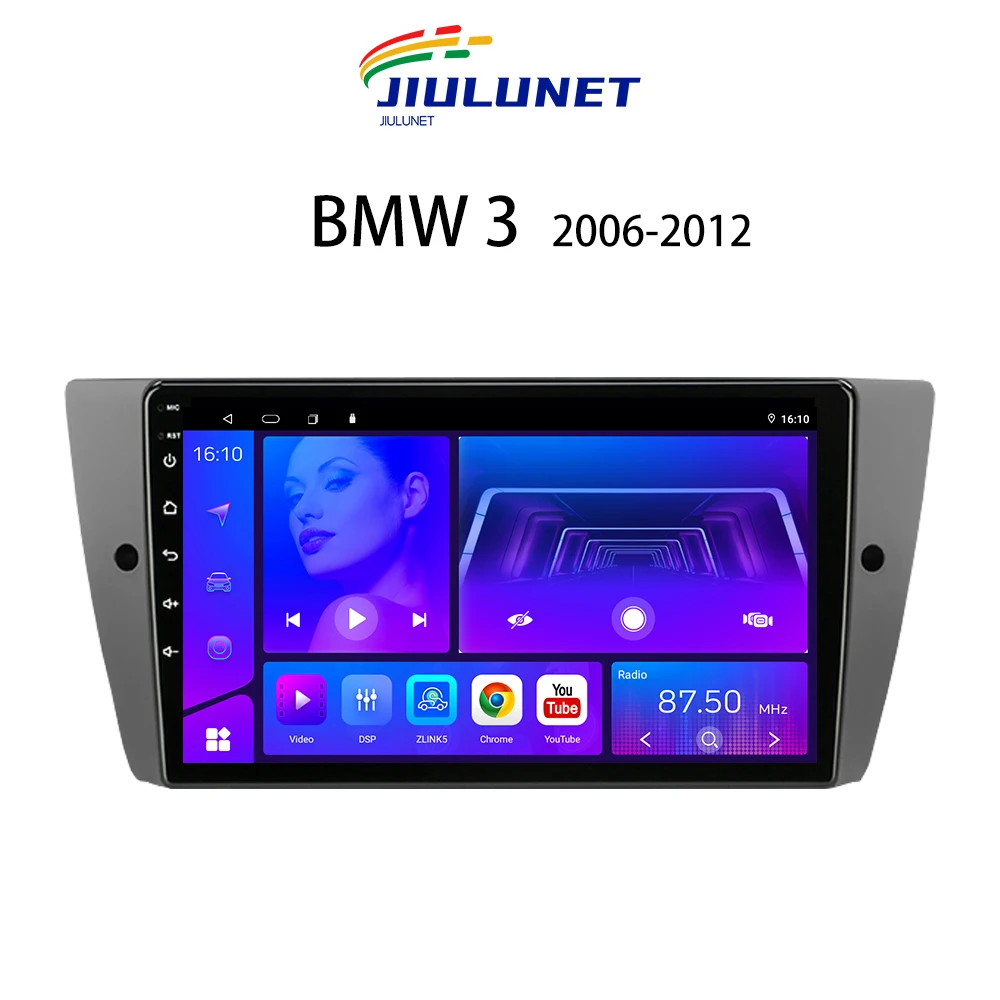 

JIULUNET 9" Android 8 Core Carplay Central Multimedia Car Stereo Radio For BMW 3-Series E90 E91 E92 E93 2005 - 2013