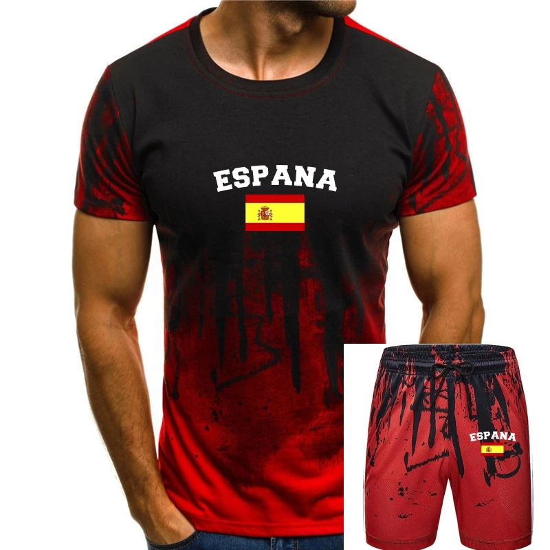 

ESPANA FLAG T SHIRT SPANISH SPAIN 2018 Summer Men Fashion Short Sleeve Cotton Brands T-shirts