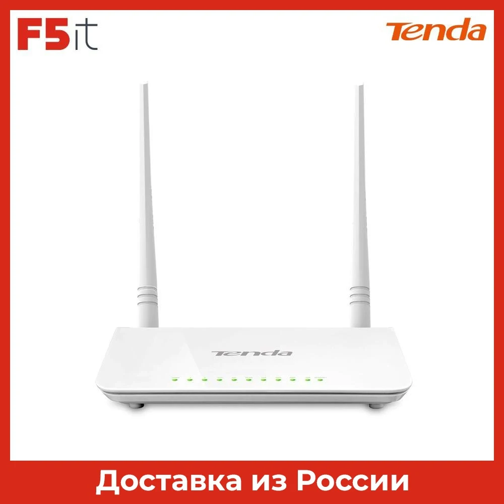 Беспроводной маршрутизатор TENDA D301 (ADSL2+ 1xRJ11 4xLAN 10/100M WiFi 300M 2.4GHz 802.11n) (D301) | Компьютеры