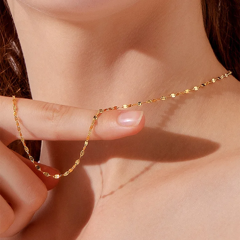 

5pcs/lot 45/50cm Stainless Steel Lips Chains Necklace Tiny Lip Shape Water-wave Bulk Chain Fit DIY Necklace Jewelry Making