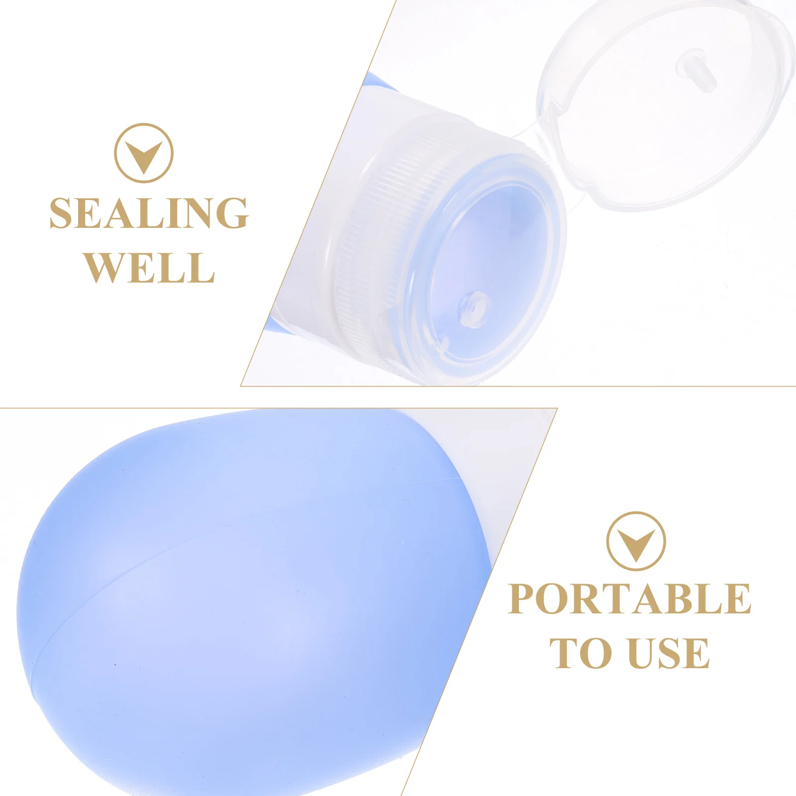 6 шт. портативные контейнеры для жидкости дорожная бутылка с насосом бутылки