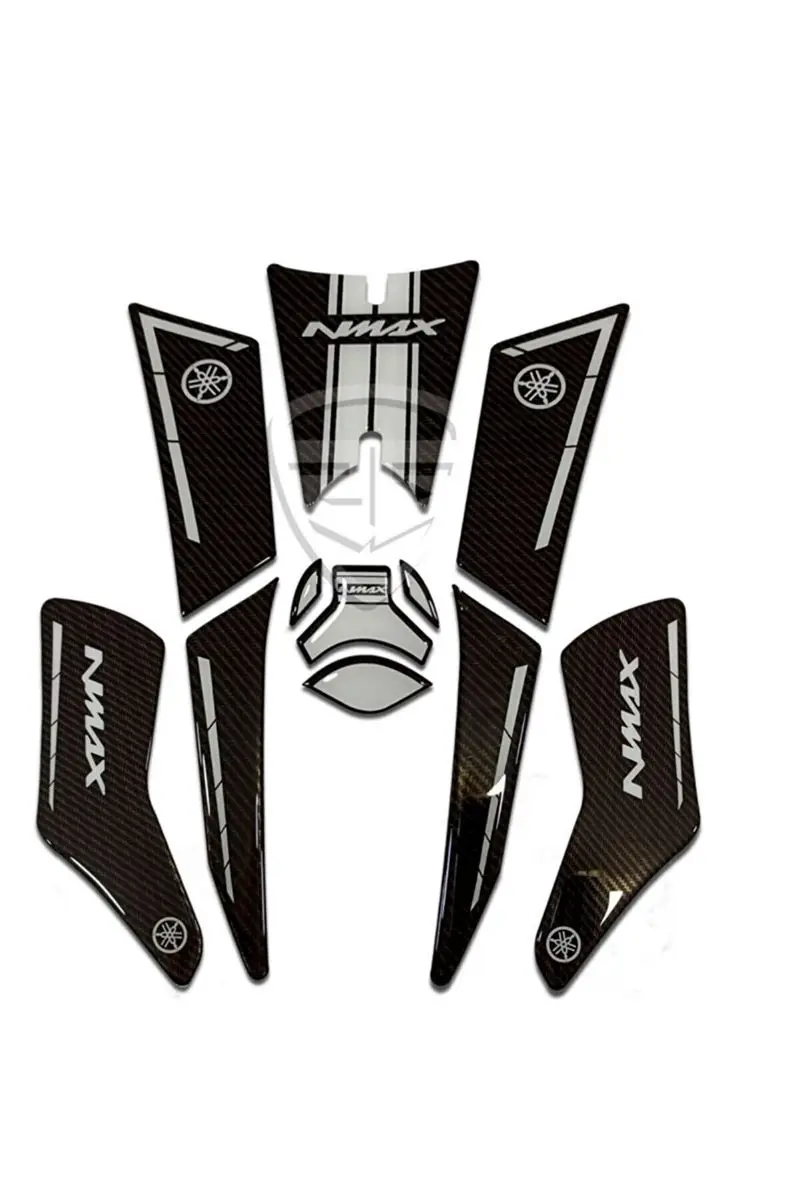 

Yamaha Nmax step protective Pad carbon pattern Motorcycle Popular Tank Pad Stickers