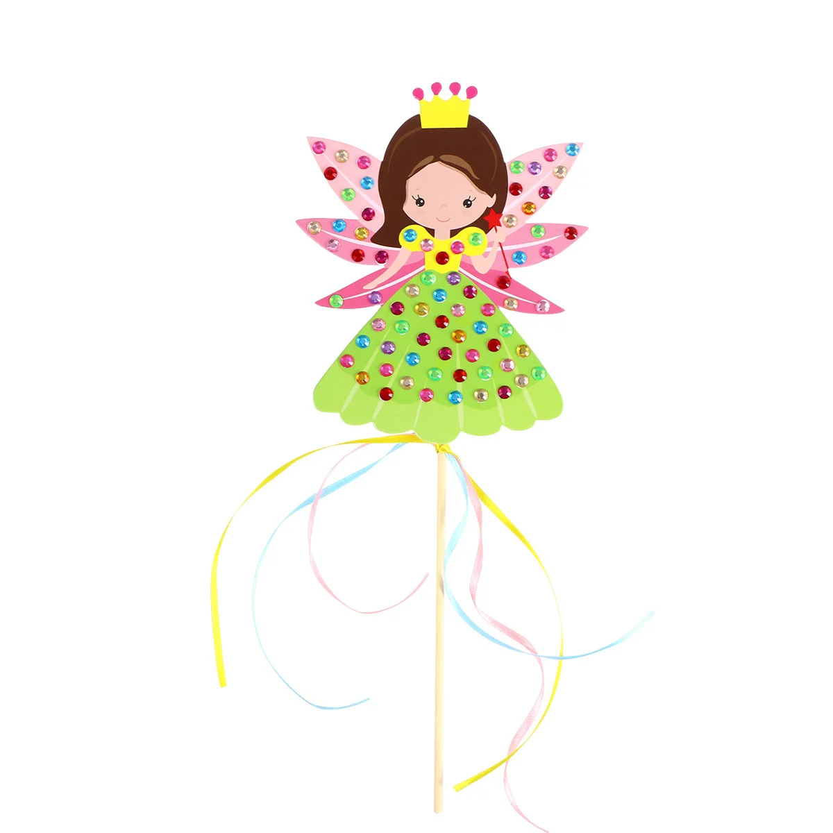 

2 Sets Fairy Wand Making Kit Lovely Craft Educational DIY Material Package Gift for Kids