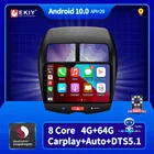 Автомобильный радиоприемник для Mitsubishi ASX 1 2010-2014, автомагнитола с навигацией, GPS, аудио, мультимедиа, видео, DVD-плеер, Android 10 Carplay No 2din