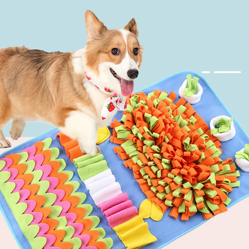 

Pet Sniffing Toy Interactive Toy Dog Sniffing Pad Pet Hide Food Training Blanket for Dogs Cats Slowly Eating Pet Supplies