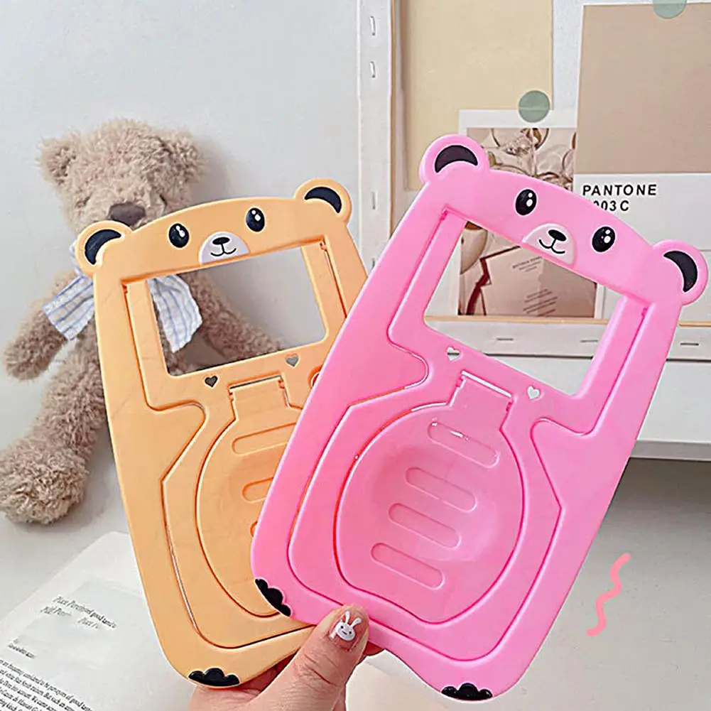 

Mobile Phone Holder Universal Foldable Portable Cute Bear Chair Phone Stands Desktop Cell Phone Lazy Bracket For Smartphoe