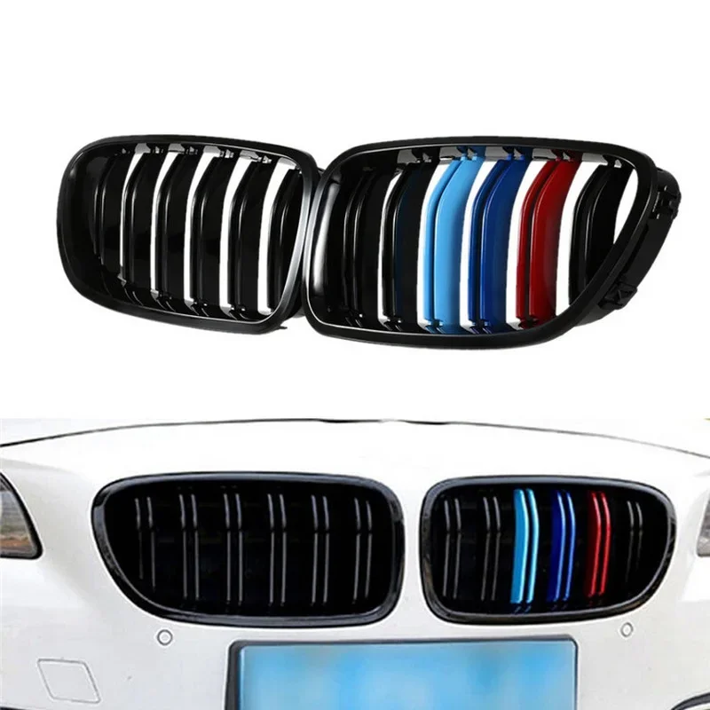 Фото Для BMW 5-Series F10/F11/F18 528i 535i 2010-2016 Передняя решетка почек №5