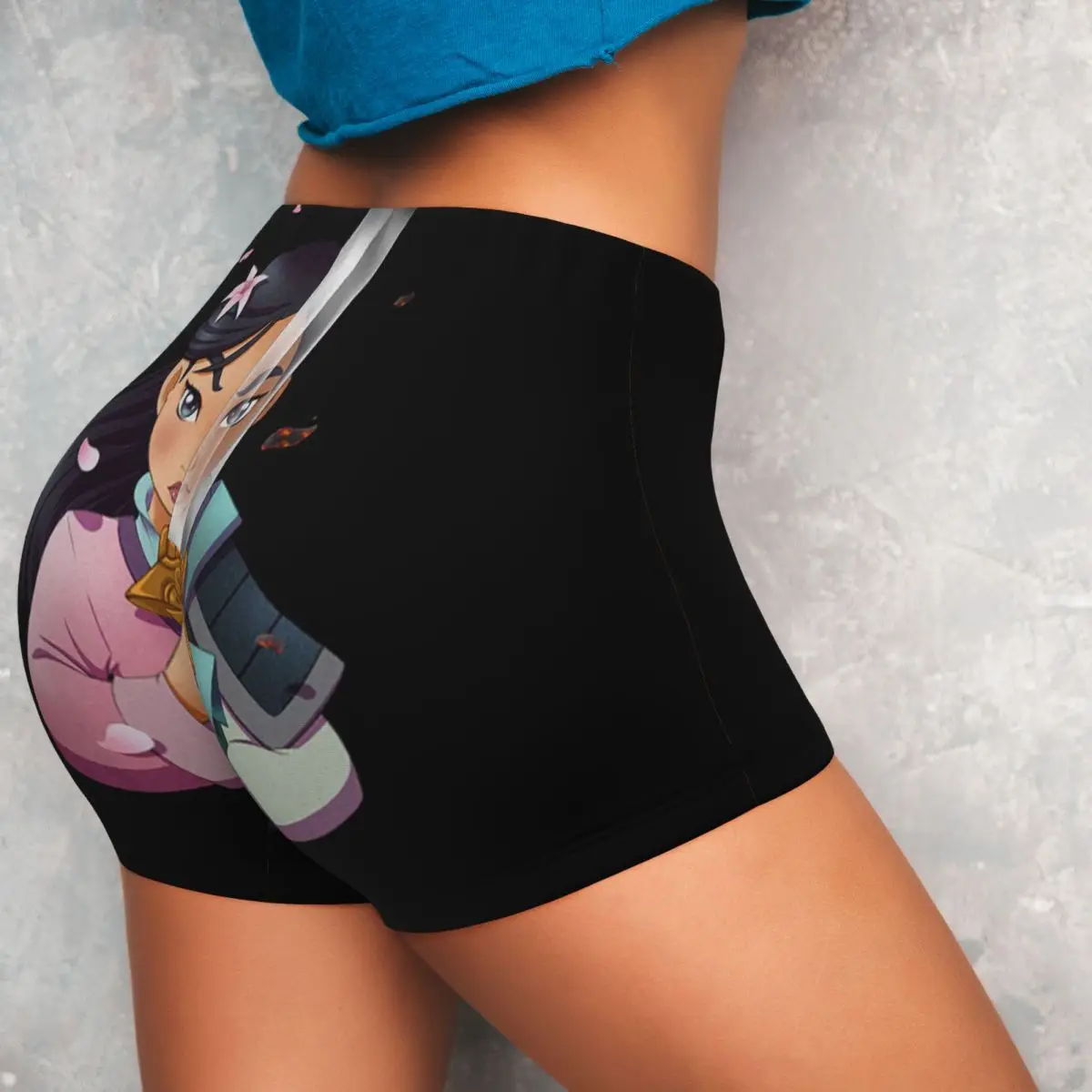 Женские шорты для занятий йогой и волейболом Mulan Sword