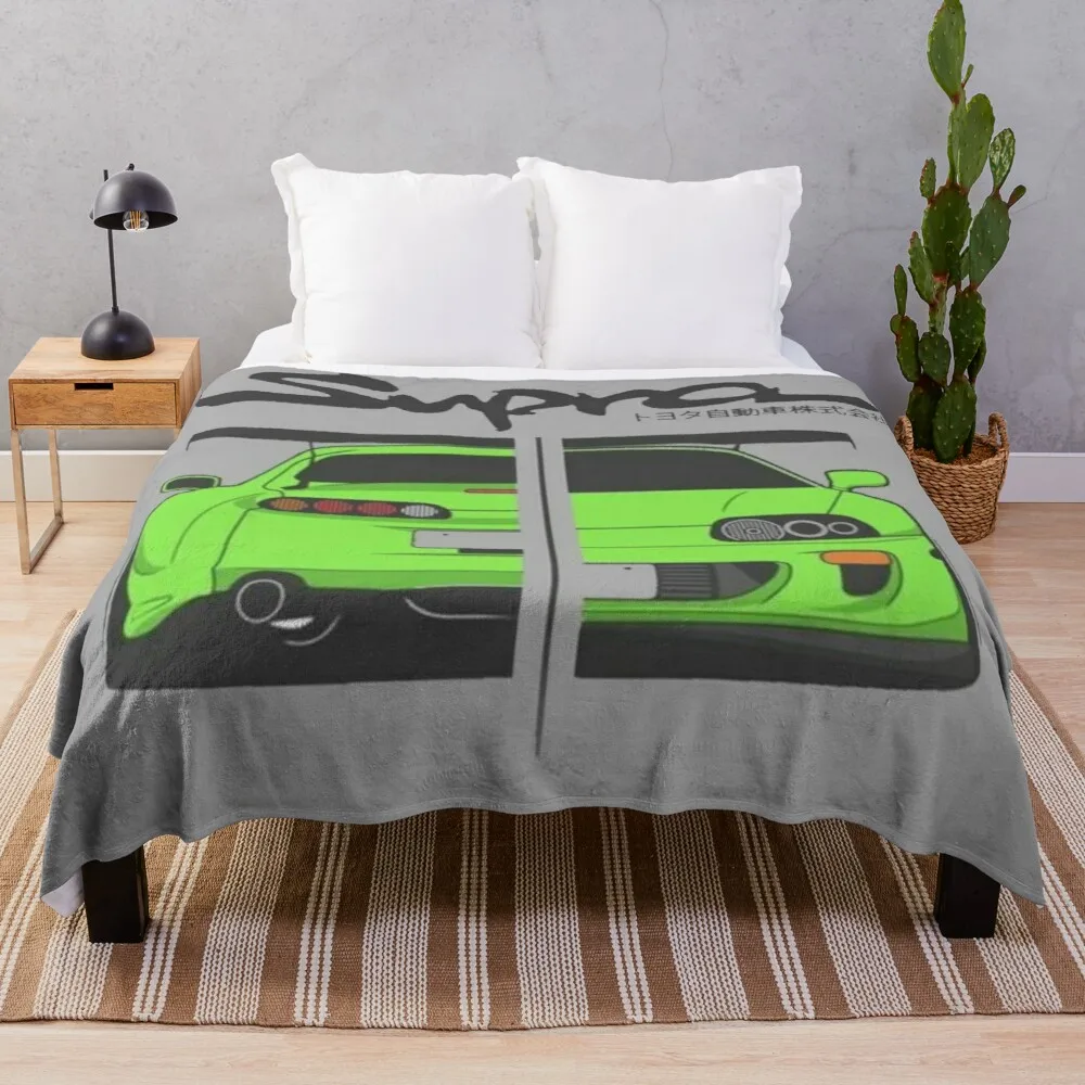 

Green Supra Throw Blanket loose blanket