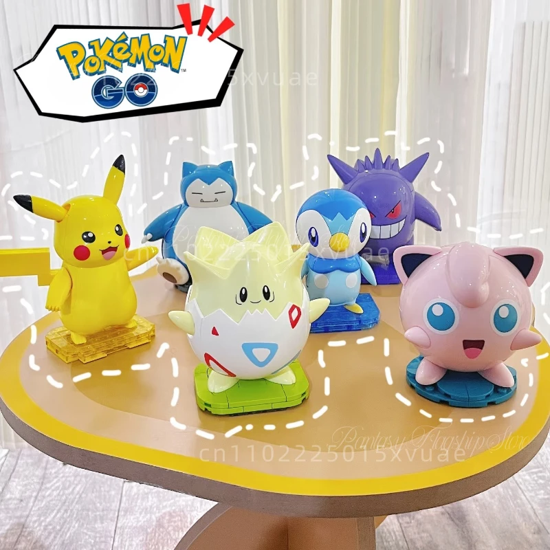 Фото Строительные блоки Keeppley Pokémon Jigglypuff Gengar Pikachu, модель детской фигурки, сборные игрушки, мужские и женские подарки №3