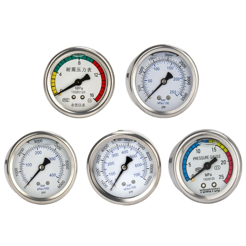 

Pressure Washer Gauge Pressure Gauge M14 Thread Car Washer Machine Fitting G5AB