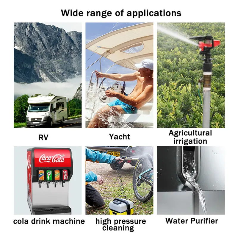 SEAFLO 12V24V DC 4 Cavity Diaphragm Pump Self-Priming Suitable For RV Yacht Family Industrial Boat on. -> Сифло 12V24V постоянного тока 4-х полостная диафрагменная насосная станция самовсасывающаяся подходит для RV, яхт, семейных промышленных судов.