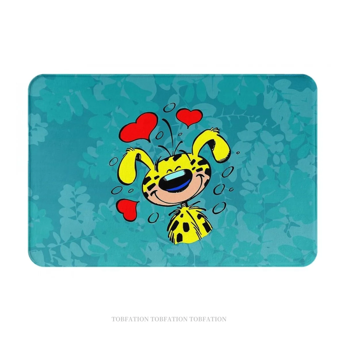 

Симпатичный Леопардовый нескользящий коврик Marsupilami, коврик для спальни и ванной, коврик для улицы и помещений, современный декор