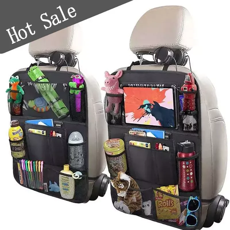 

Auto Organizer Car Seat Back Multi-Pocket Storage Bag Tablet Holder Automobiles Interior Accessory Stowing Tidying Bag