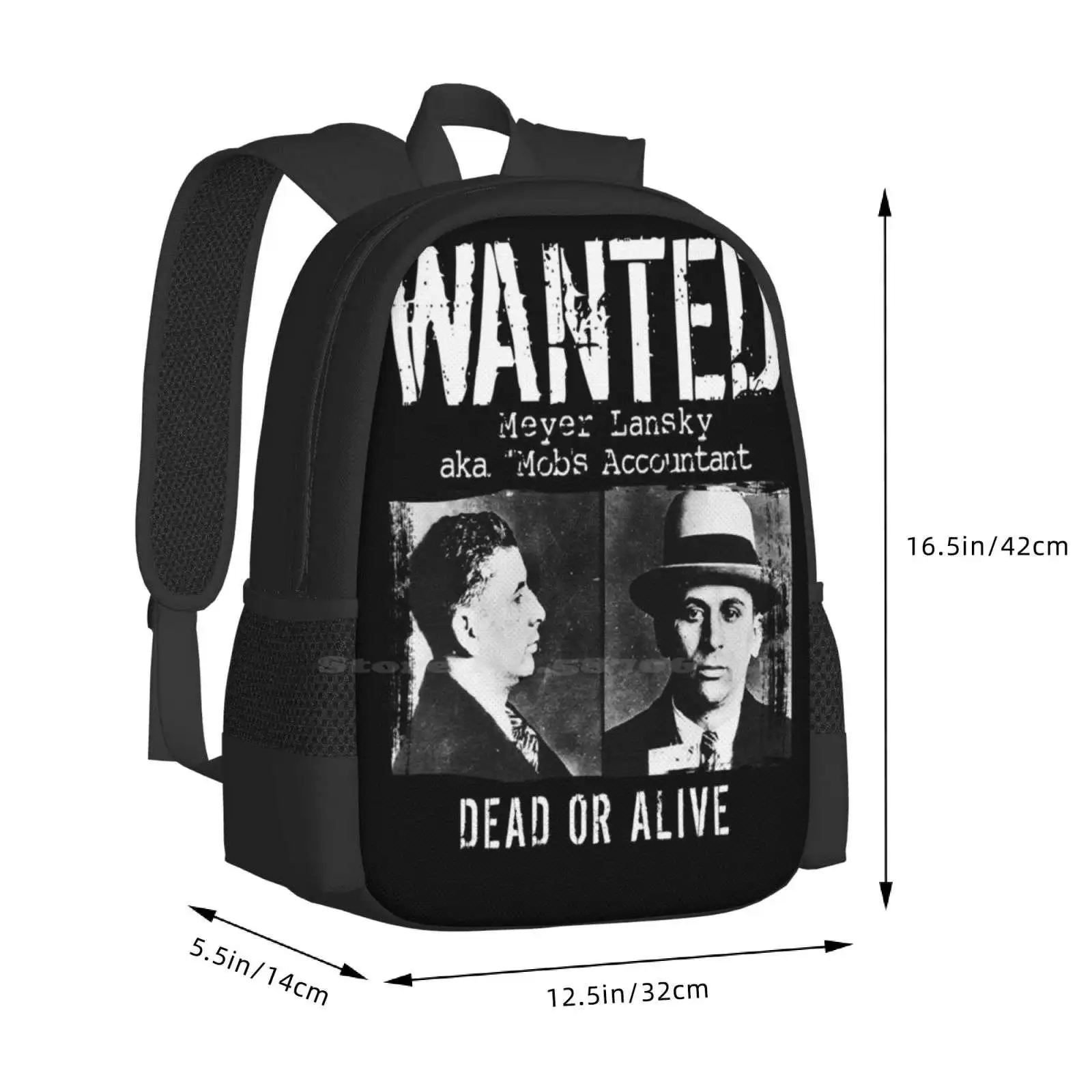 Рюкзак Meyer Lansky Mugshot модный дизайнерский рюкзак для путешествий ноутбука