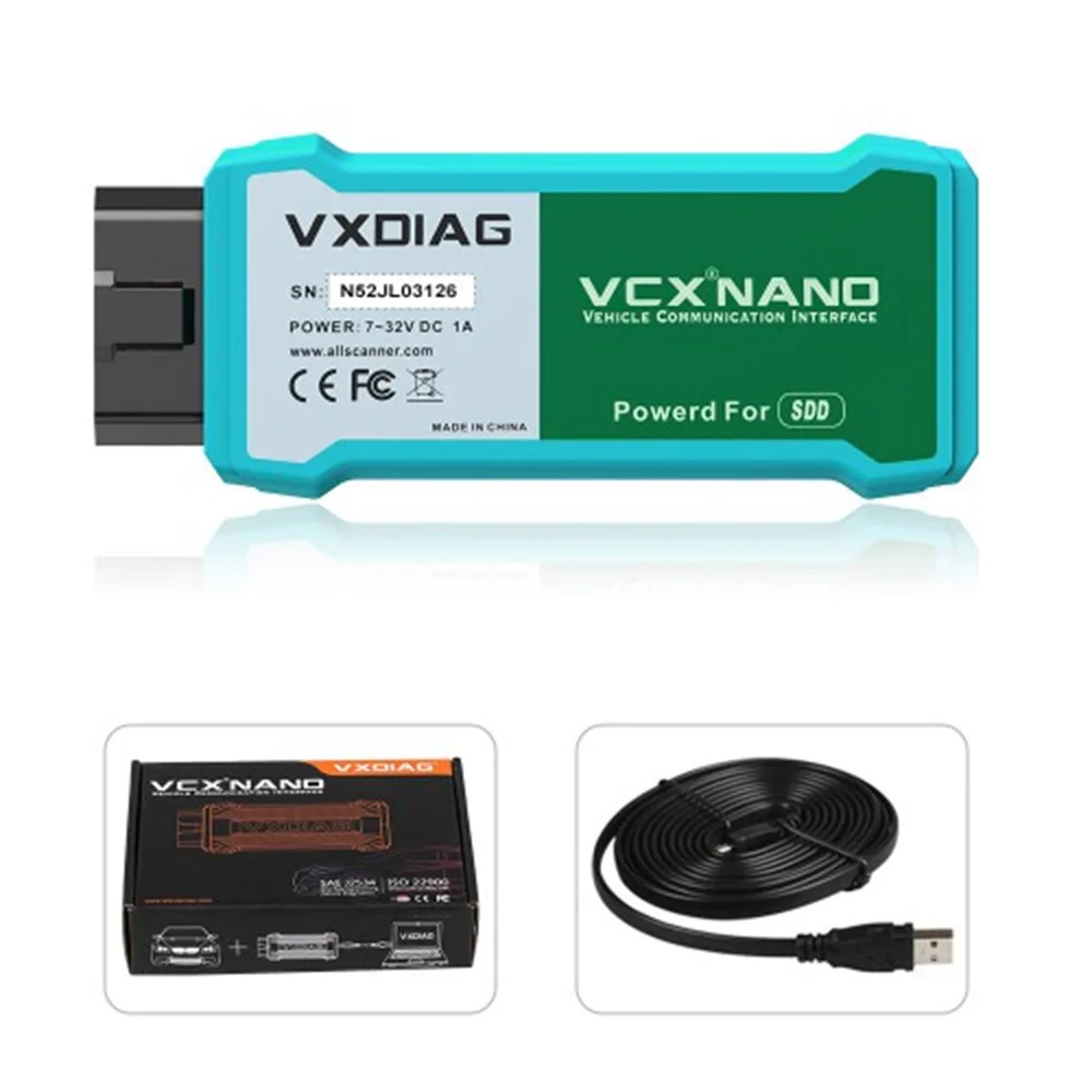 

VXDIAG VCX NANO for JLR SDD V160 with Offline Engineer Version Multi Languages Diagnostic Tool Free Shipping