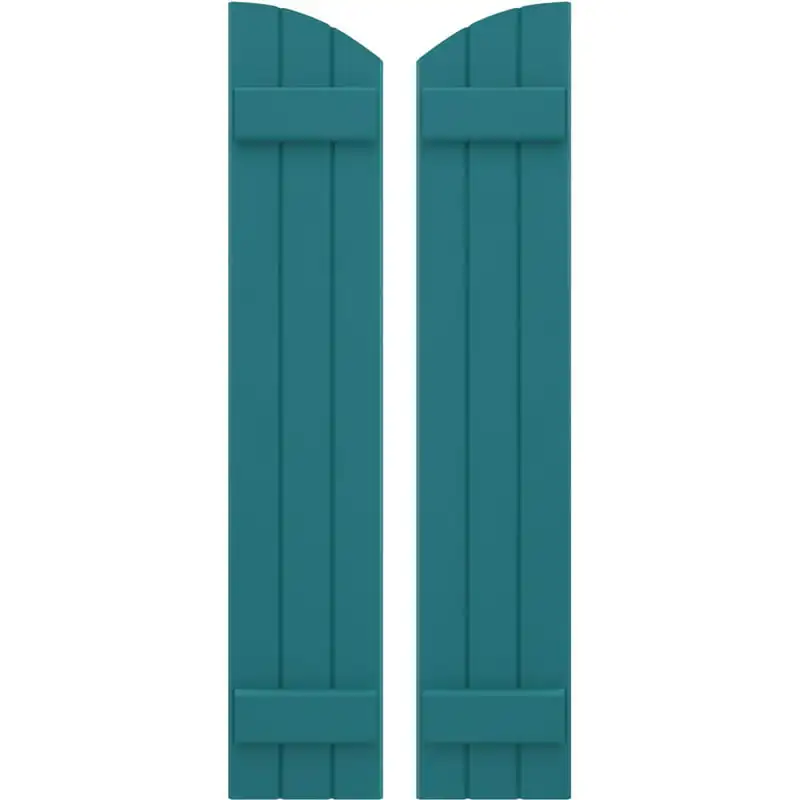

Экстерьерные ставни из натуральной древесины с Н-образной дужкой с эллиптической верхней крышкой (на пару), Антигуа, 10, 1/2 дюйма х 76 дюймов