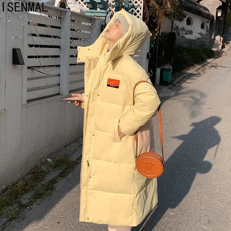New Winter Women Jacket Long Parkas Female Hooded Thick Warm Jackets Cotton Padded Parka Windproof Casual Student Coat
