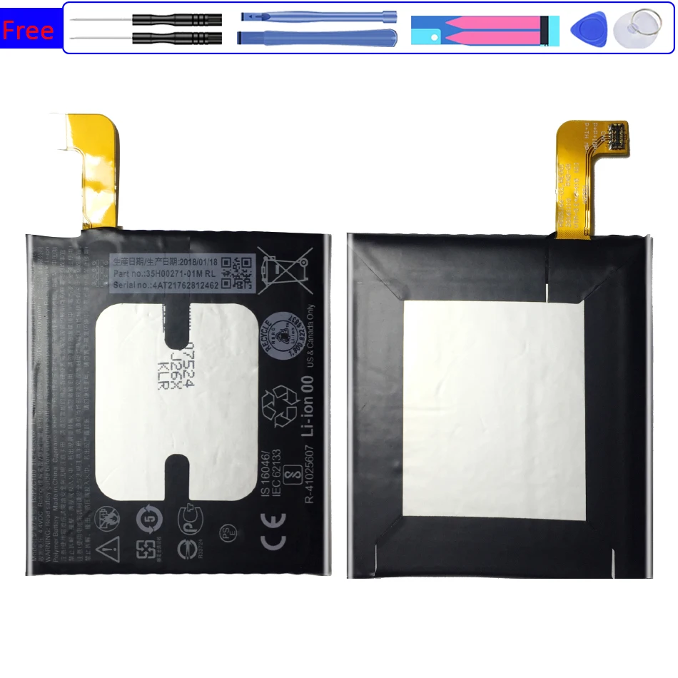 

Аккумулятор большой емкости B2PZC100 3000 мАч для HTC U11 U-3U батареи + Бесплатные инструменты