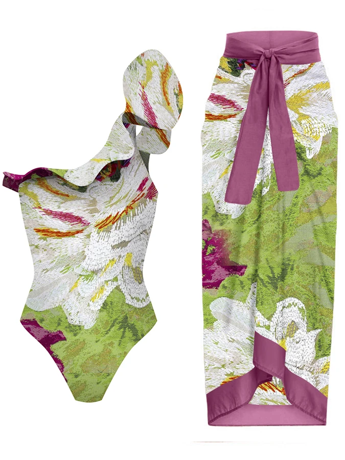 Купальник на одно плечо