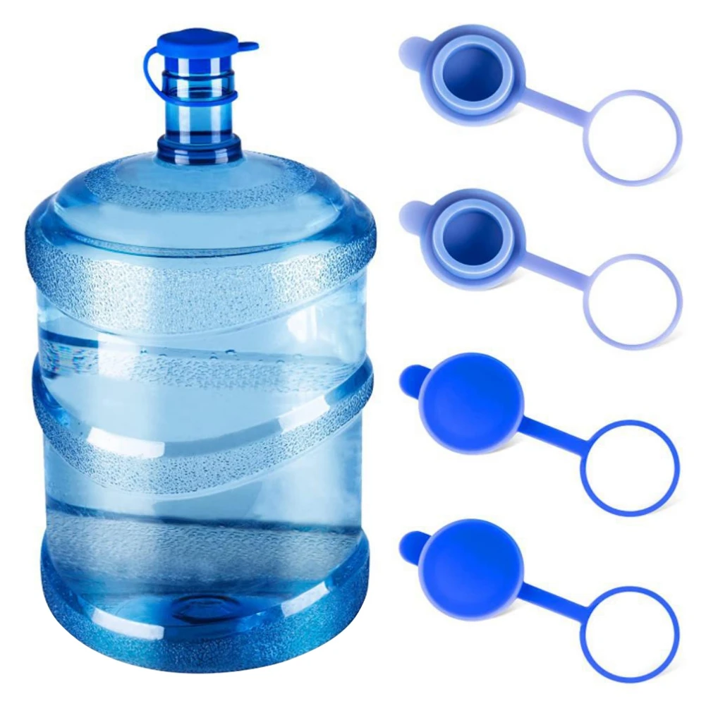 

Крышка кувшина для бутылки с водой, 5 галлонов, многоразовая прочная силиконовая крышка для кувшина без протекания для бутылок с водой 55 мм, ...