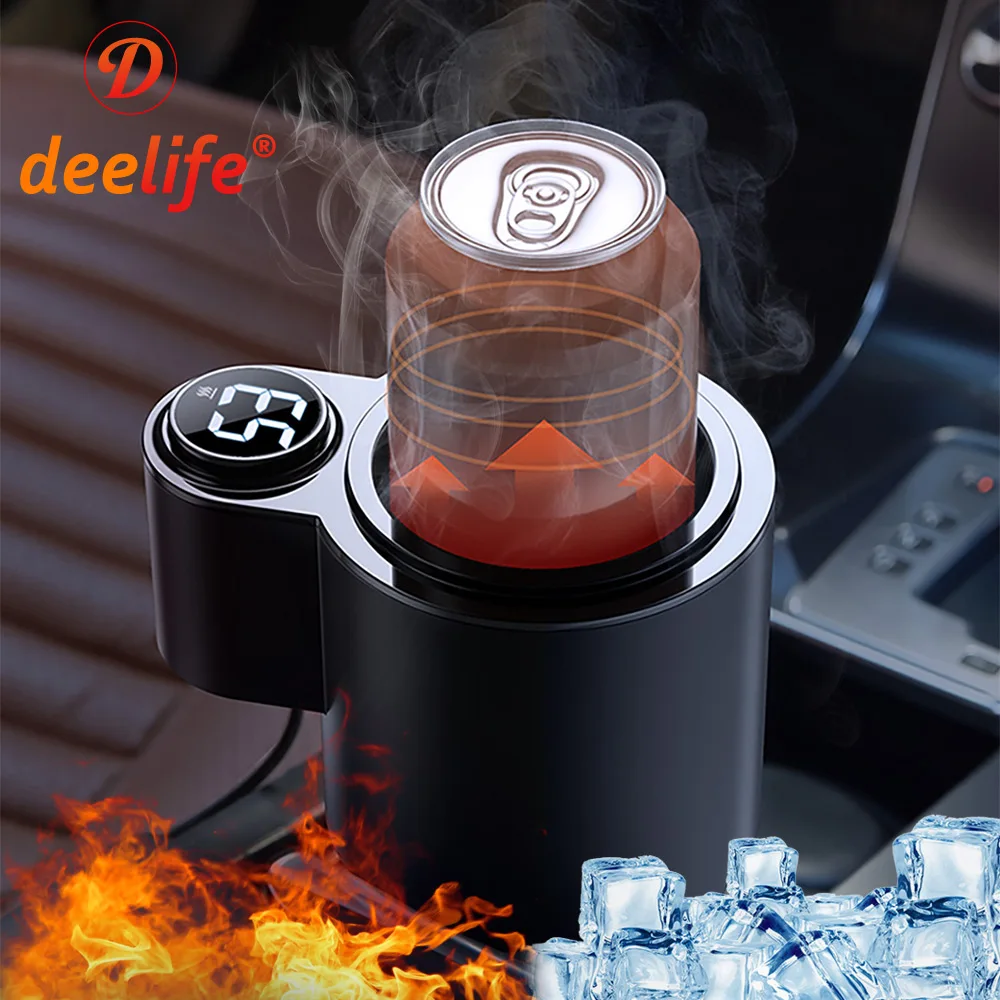 

Deelife Car Heating Cup Can Beverage Milk Warmer Auto Drink Hot Mug