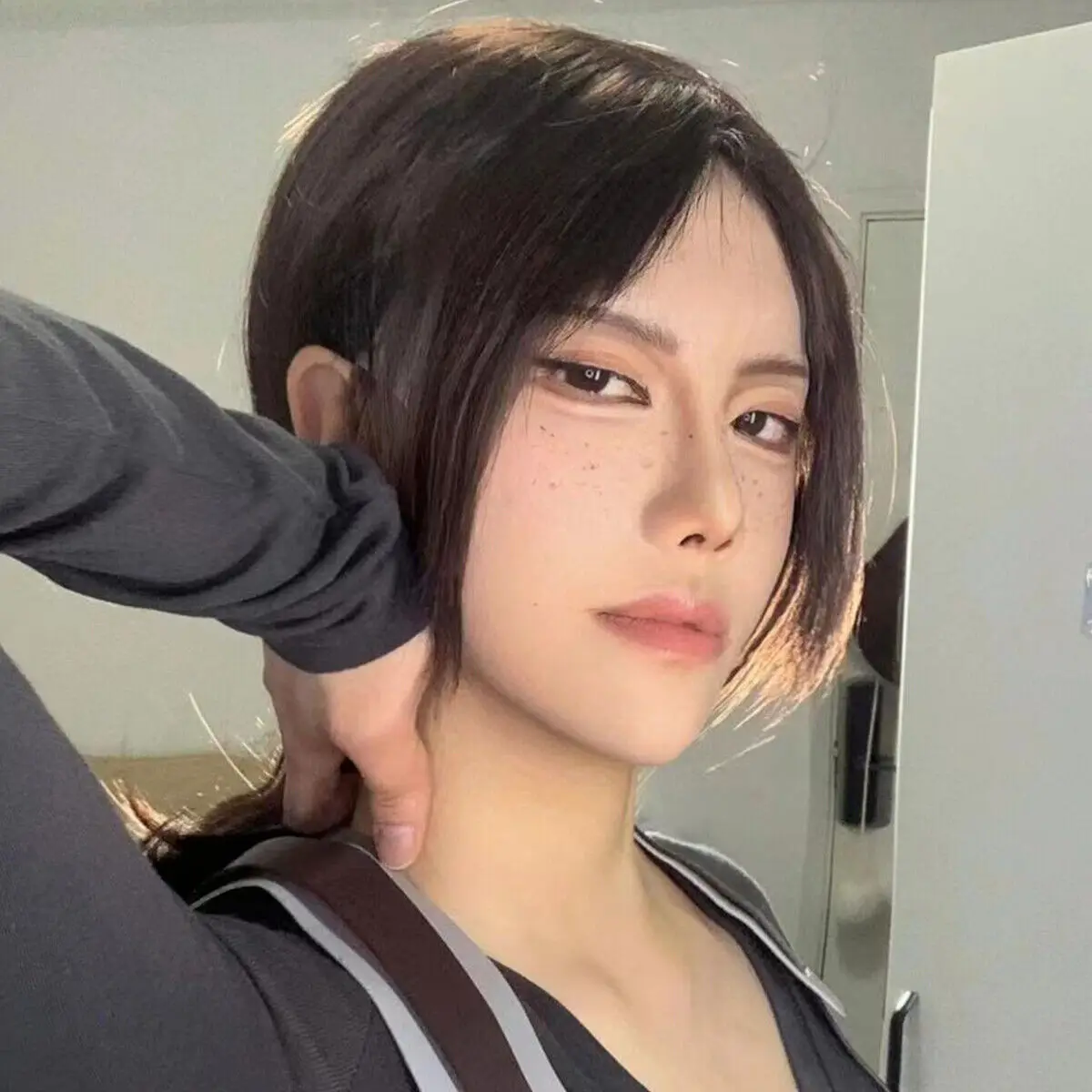 Атака Титанов Косплей Имир Шиньон Аниме Высокотемпературная проволока Парик