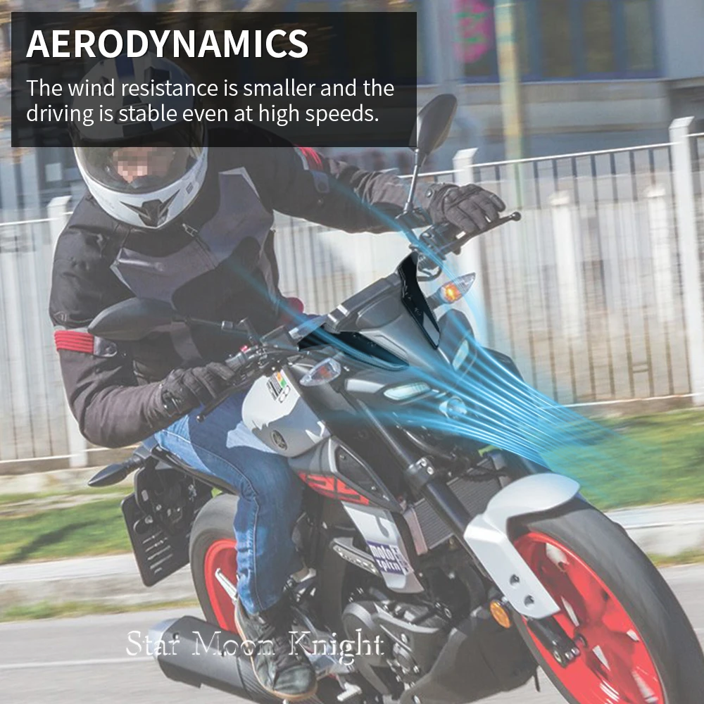 Для Yamaha MT-125 MT 125 15 MT125 MT15 (2020-) аксессуары для мотоциклов лобового стекла боковой