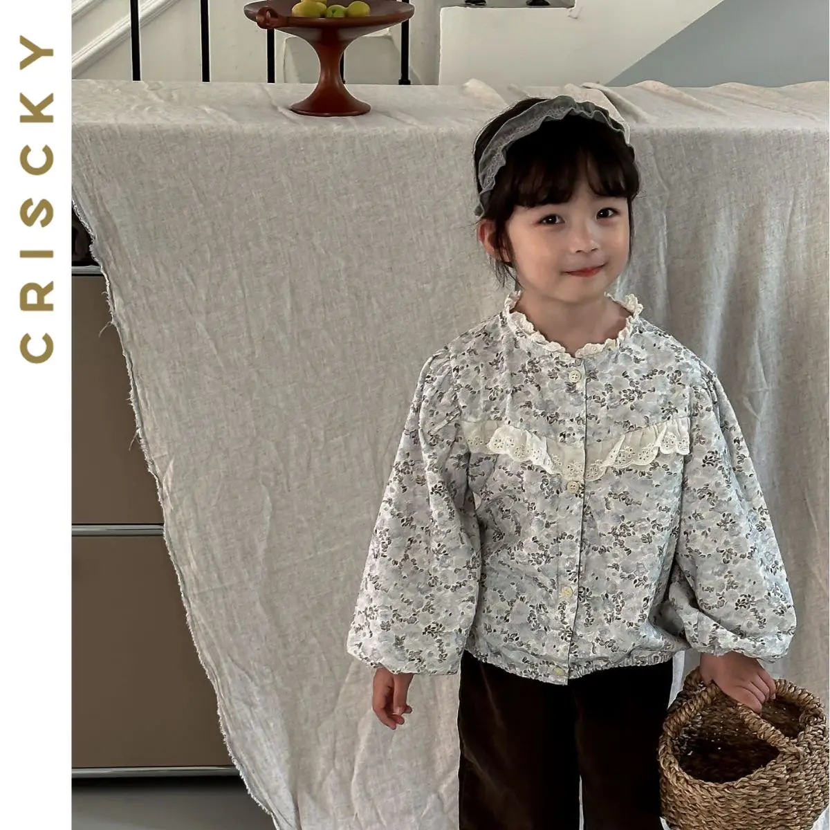 

Baby Girls Blouse Shirt 2023 New Children Blouses for Girls 2023 New Autumn Toddler Kids Long Sleeve Floral Print Tops