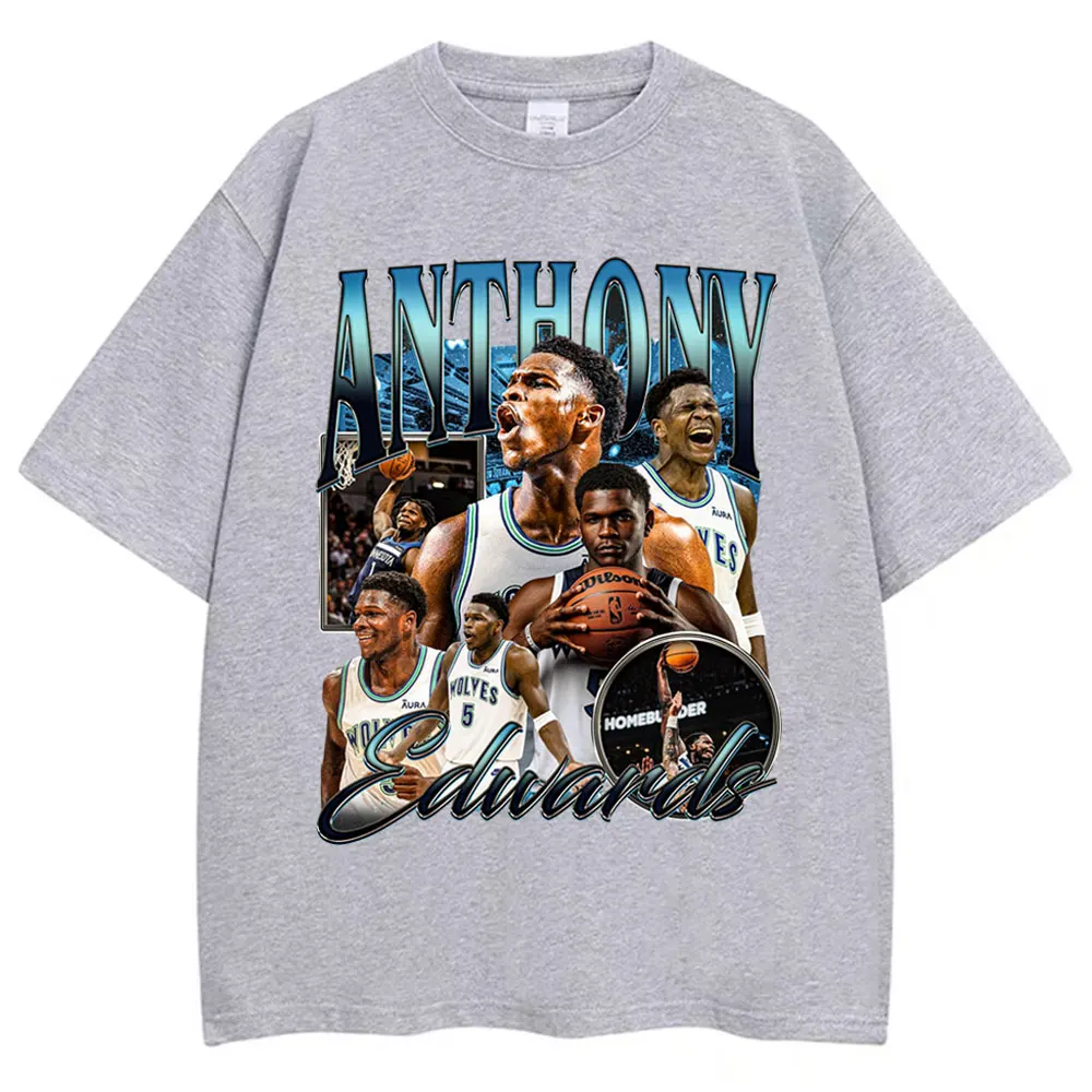 Винтажная футболка с рисунком Энтони Эдварда мужская одежда подарочная для