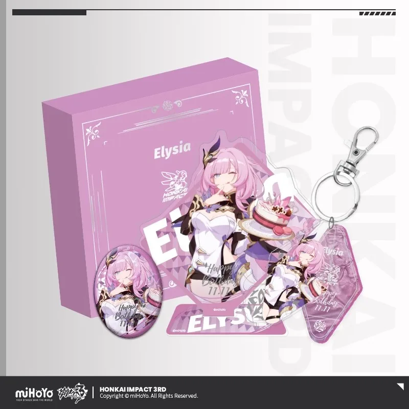 [Подлинная] Honkai Impact 3RD VALKYRIES Подарочная коробка на день рождения Vol.1 Kiana Elysia Mobius Seele
