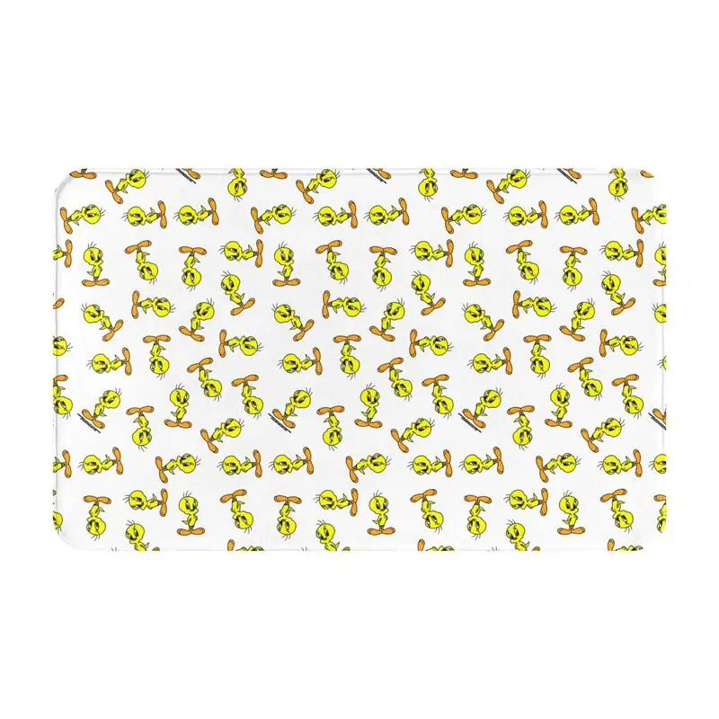 Пользовательские желтые птицы с героями мультфильмов коврик для входной двери