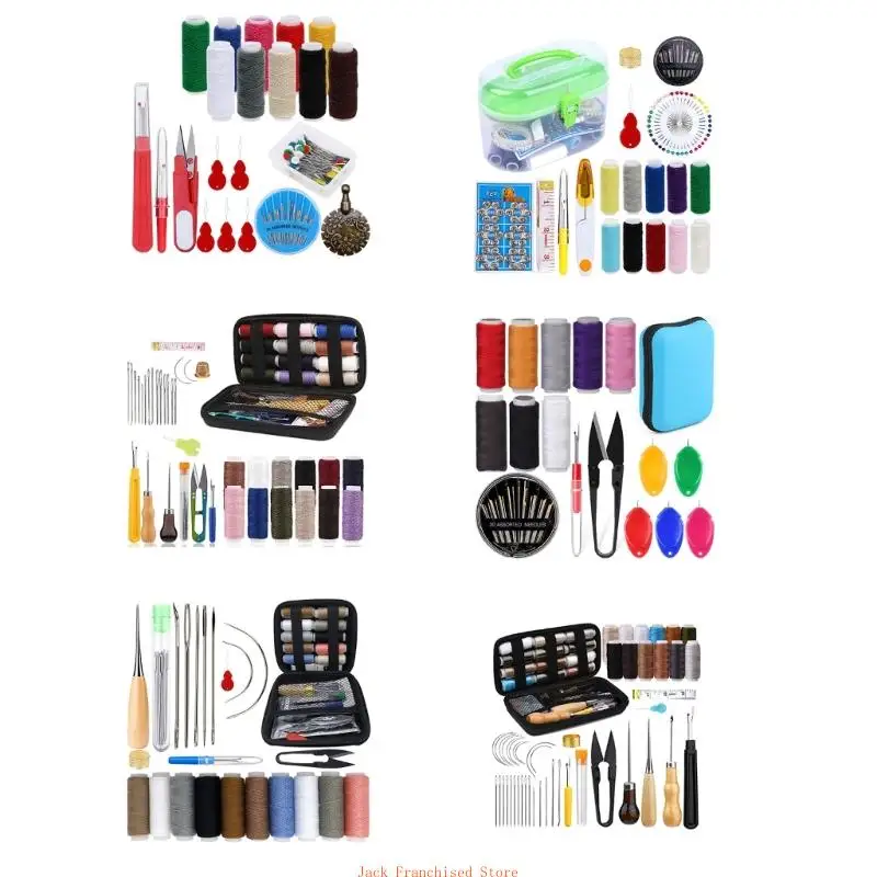 Наборы для шитья кожи мини-дорожные наборы принадлежности швейной иглы сделай