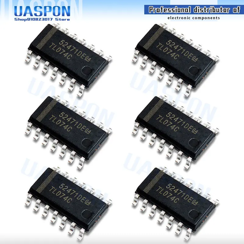 10 шт. TL074CDT SOP14 TL074 SOP TL074C SMD 074C TL074CDR SOP-14 новая и оригинальная интегральная схема