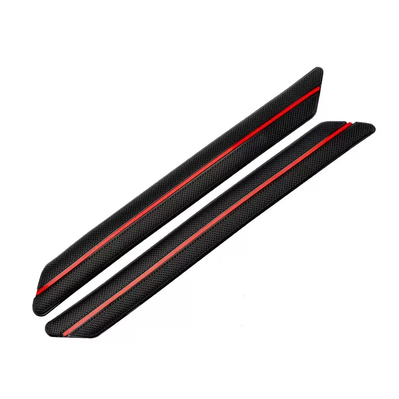 

Полоски для бампера двери автомобиля, резиновые декоративные наклейки и наклейки против царапин и ударов, защита переднего и заднего бампера