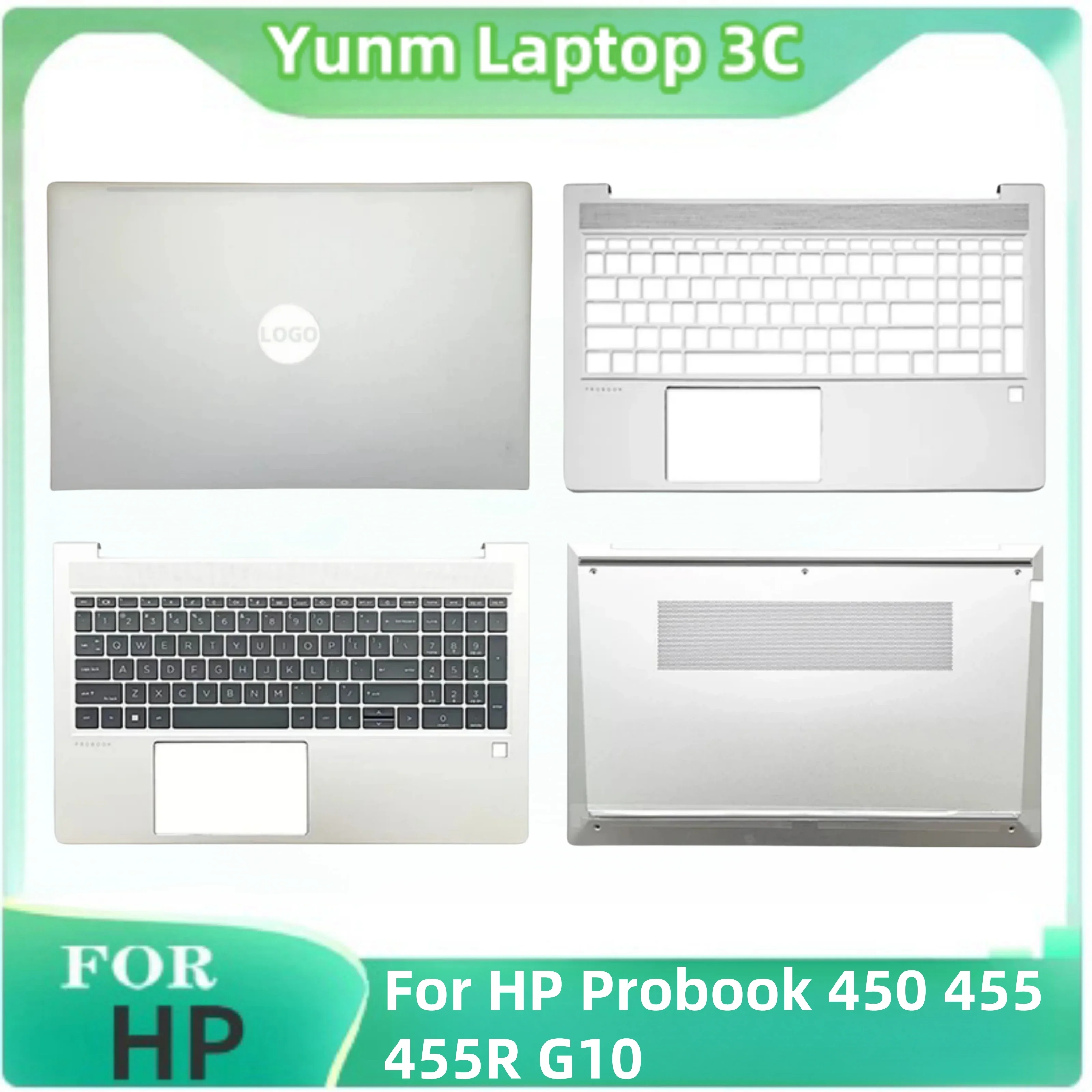 Для HP Probebook 450 455 G10 455R LCD верхняя крышка восстанавливаемая Нижняя подсветка