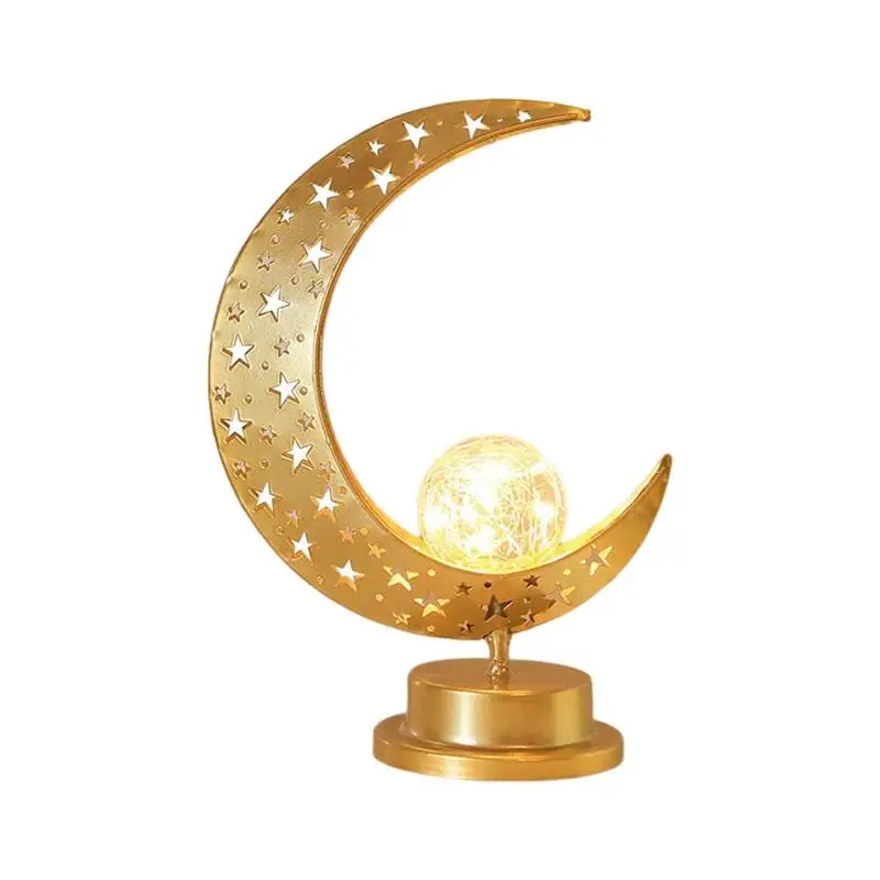 

Weatern EID Decoration Festival Wooden Moon Star Moon Lights Deco Bedroom Decoration 2023 Party Lighting Decorative LED Lamps