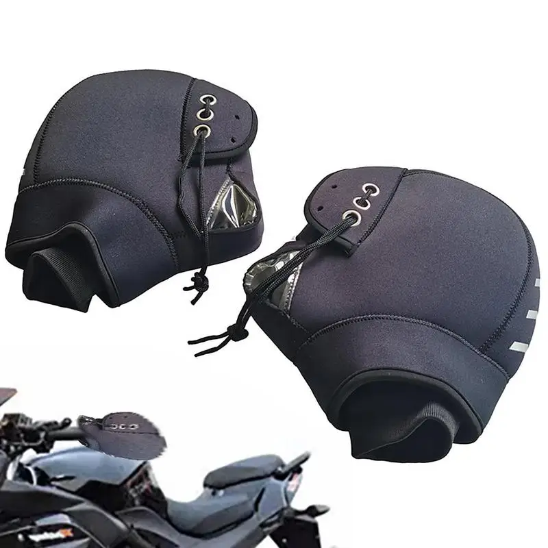 

Snowmobile Gloves Motorcycle Muffs Gloves Windproof Rainproof Riding Gloves Winter Thermal Gloves For Hiking Riding ATV UTV