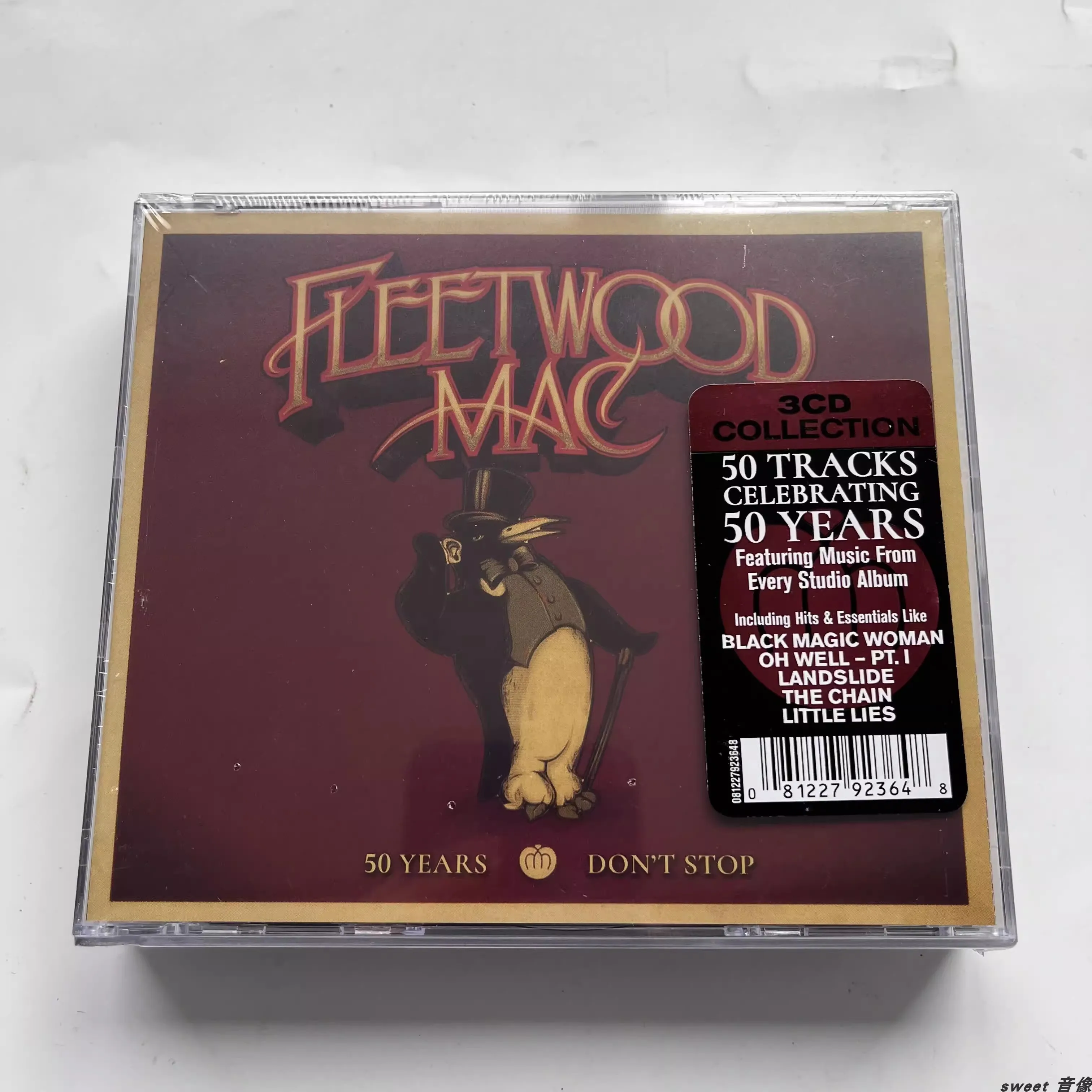 

Музыкальный CD-диск рок-группы Fleetwood Mac John McVie 50 лет не останавливающийся альбом 3 шт. музыкальная запись для косплея