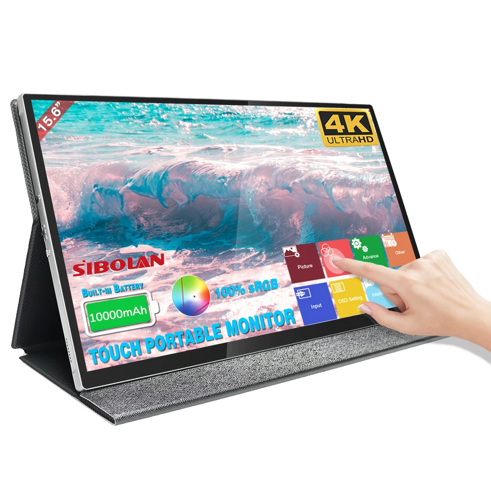 

Type-C High-definition min DP 4k portable touch screen monitor 15 inch for PS4 Game