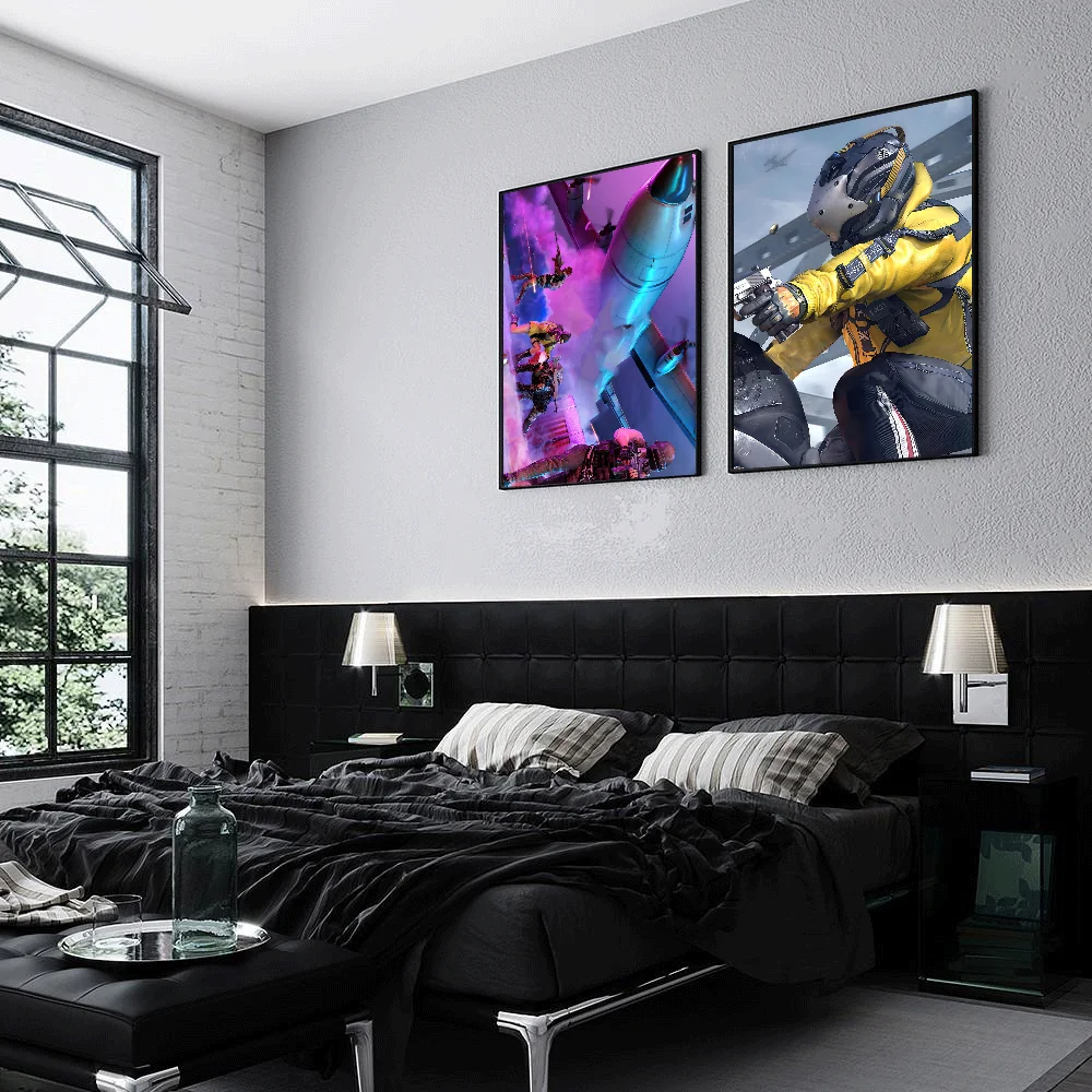 Современный стиль PUBG 3D постер популярный художественный настенный декор для