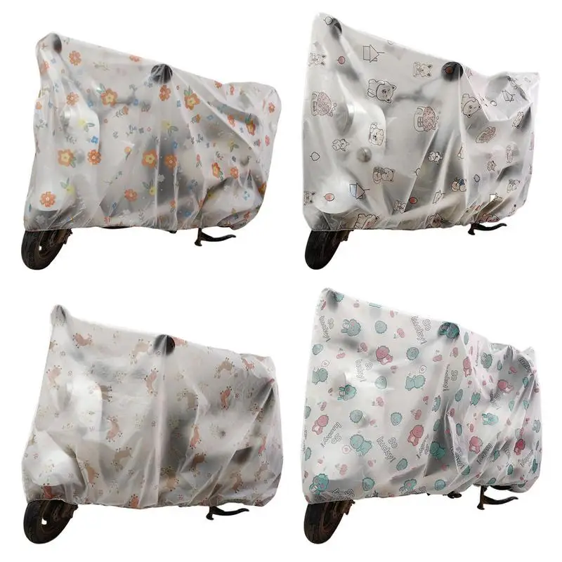 

Motorcycle Rain Cover Outdoor Protective Cover Waterproof Bike Scooter Outdoor Rain&Dust UV Proof Sun Protection Case For Bike