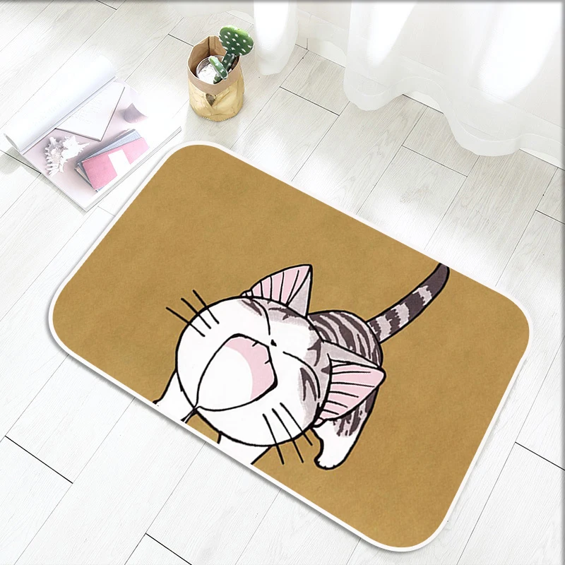 

Cute and obedient pet cat kitchen guest room carpet corridor balcony bedroom bathroom entrance and exit inside and outside mat