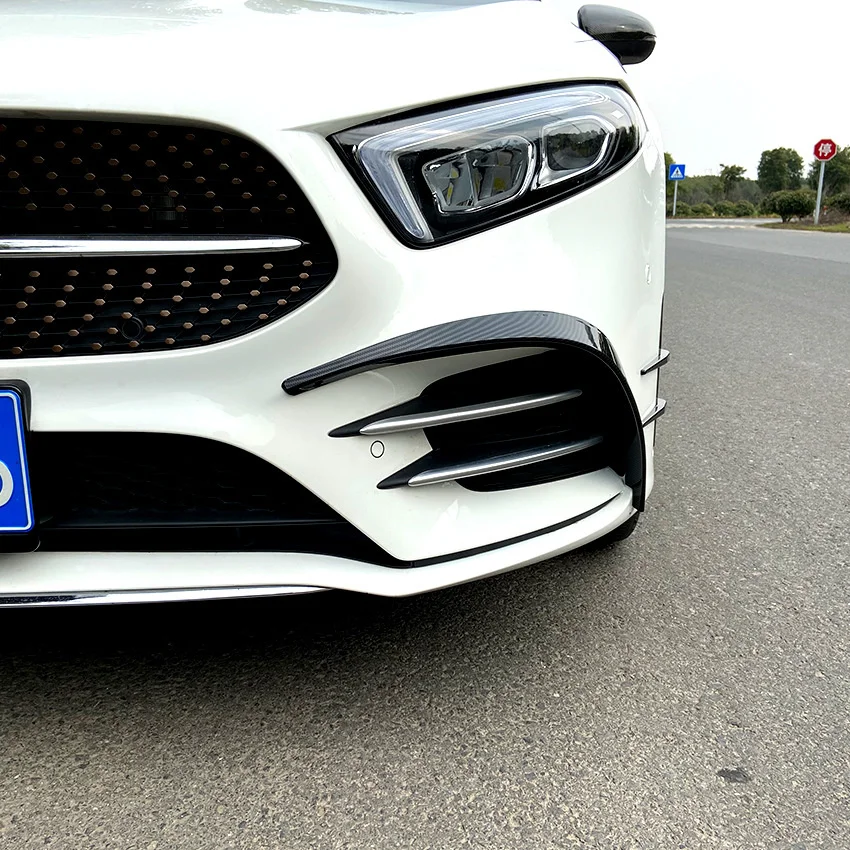 Lucky2022 Suit for Mercedes Benz A-class W177 A180 A200 Sports Front Bar Surround Lawrence Wind Knife Exterior Modification | Автомобили и