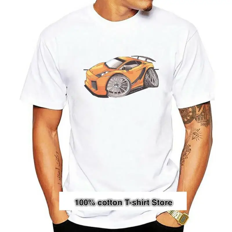 

Gallardo Superleggera naranja Front Koolart, camiseta para hombre